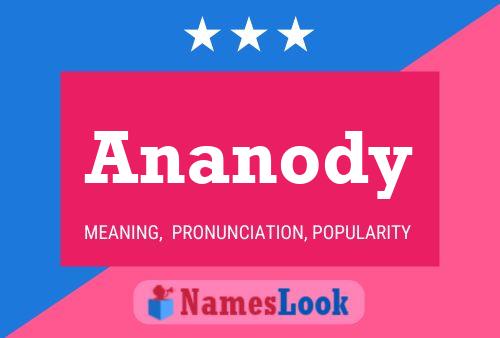 Постер имени Ananody