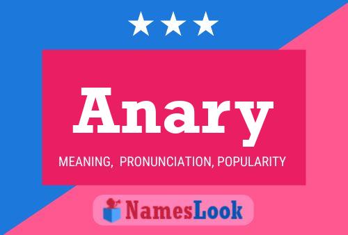 Постер имени Anary