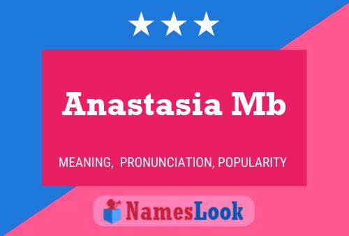 Постер имени Anastasia Mb