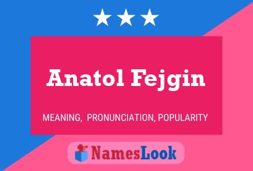 Постер имени Anatol Fejgin