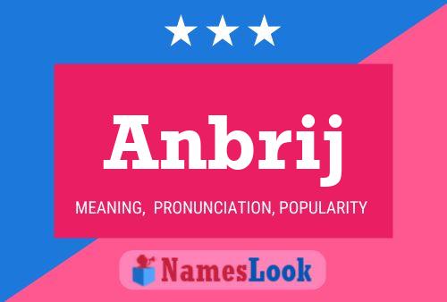 Постер имени Anbrij