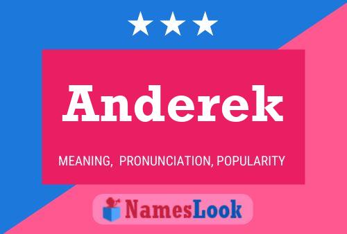 Постер имени Anderek