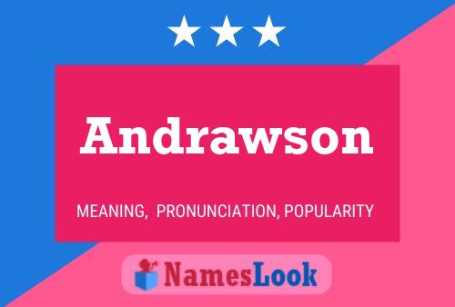 Постер имени Andrawson