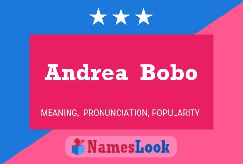 Постер имени Andrea  Bobo