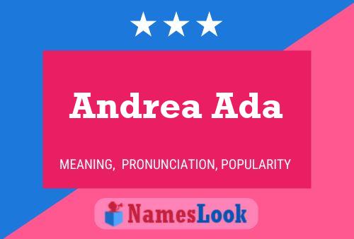 Постер имени Andrea Ada