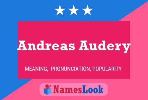 Постер имени Andreas Audery