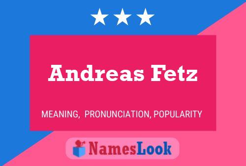 Постер имени Andreas Fetz