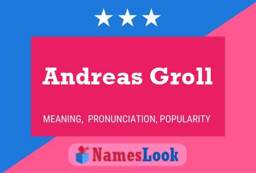 Постер имени Andreas Groll