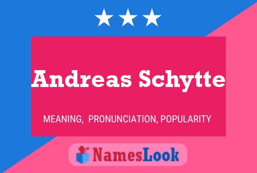 Постер имени Andreas Schytte