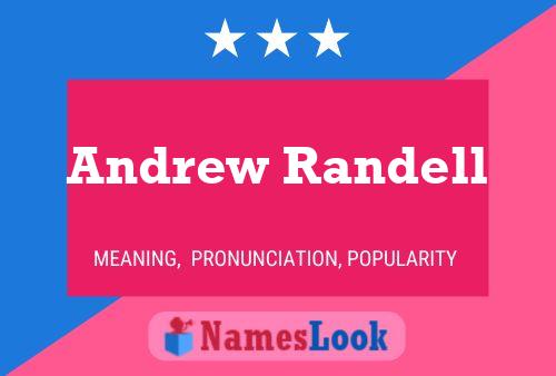 Постер имени Andrew Randell