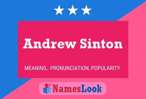 Постер имени Andrew Sinton