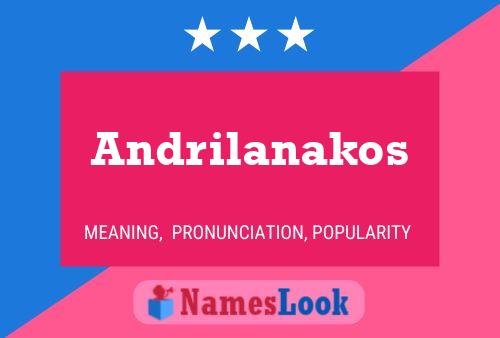 Постер имени Andrilanakos