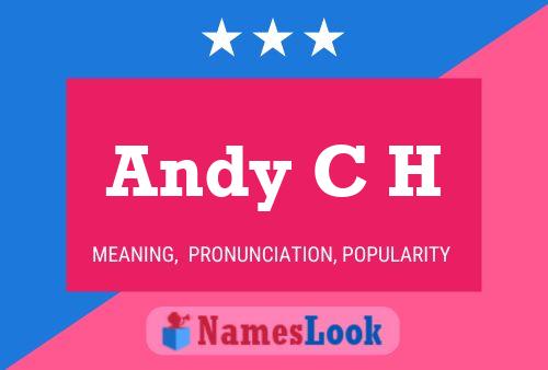 Постер имени Andy C H