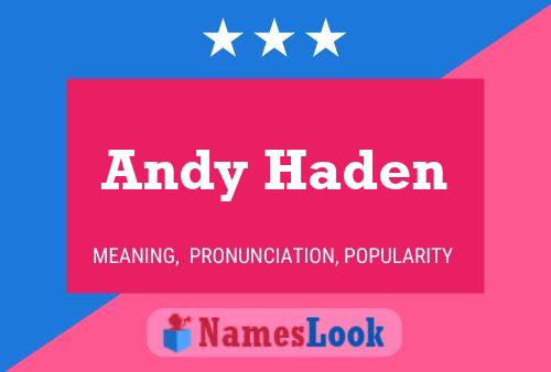 Постер имени Andy Haden