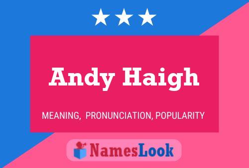 Постер имени Andy Haigh