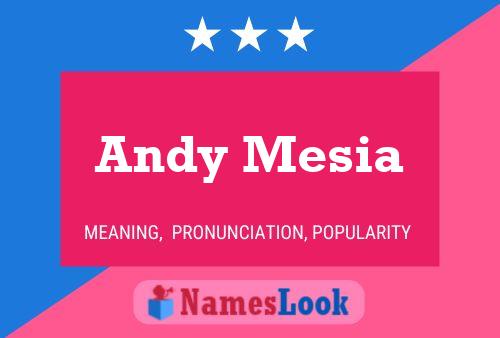 Постер имени Andy Mesia