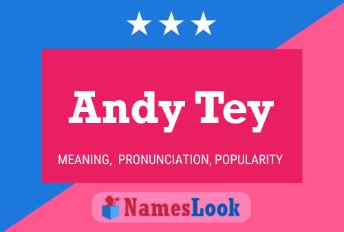 Постер имени Andy Tey