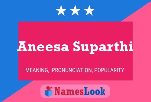 Постер имени Aneesa Suparthi