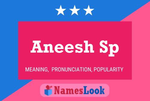 Постер имени Aneesh Sp