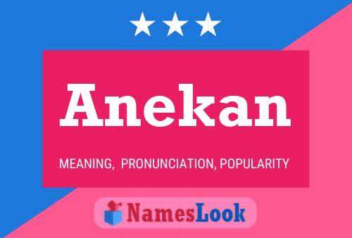 Постер имени Anekan