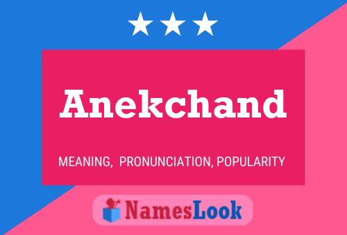 Постер имени Anekchand