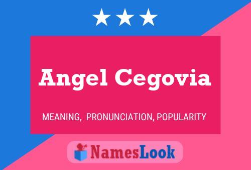 Постер имени Angel Cegovia