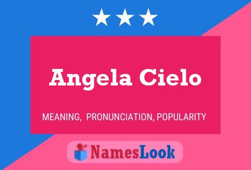 Постер имени Angela Cielo