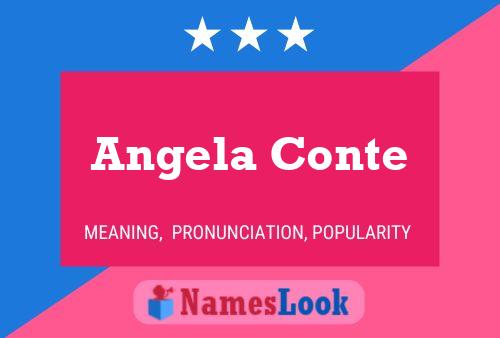 Постер имени Angela Conte