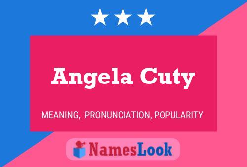 Постер имени Angela Cuty