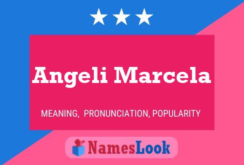 Постер имени Angeli Marcela