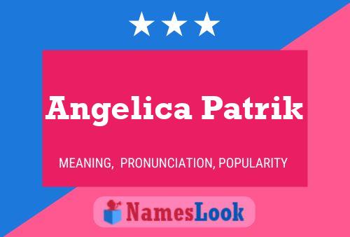 Постер имени Angelica Patrik