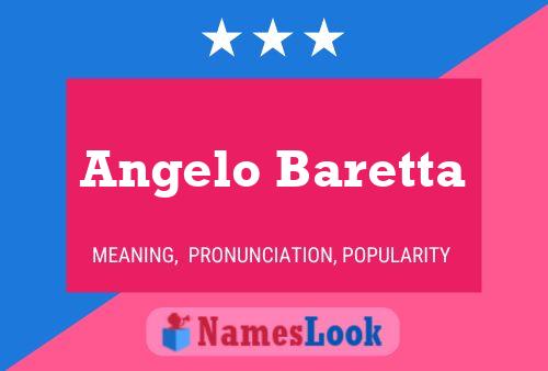 Постер имени Angelo Baretta