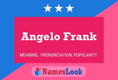 Постер имени Angelo Frank