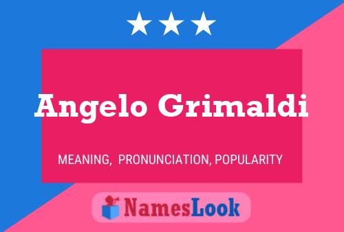 Постер имени Angelo Grimaldi