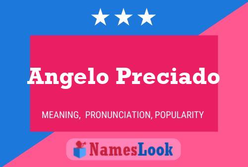 Постер имени Angelo Preciado