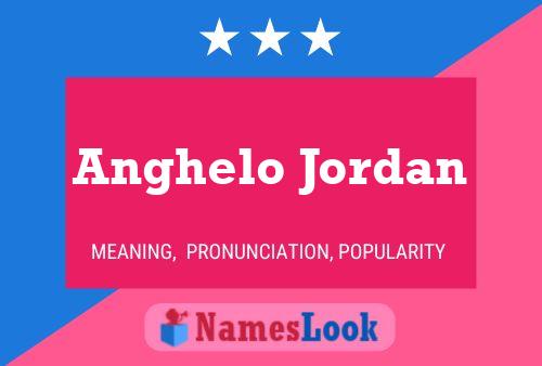 Постер имени Anghelo Jordan