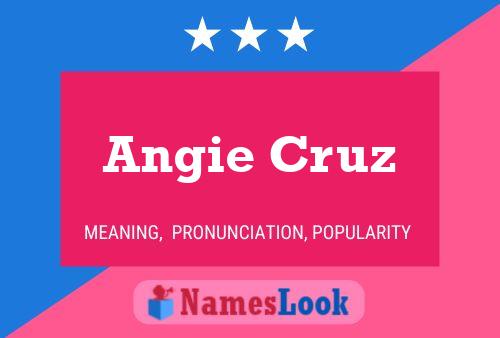 Постер имени Angie Cruz