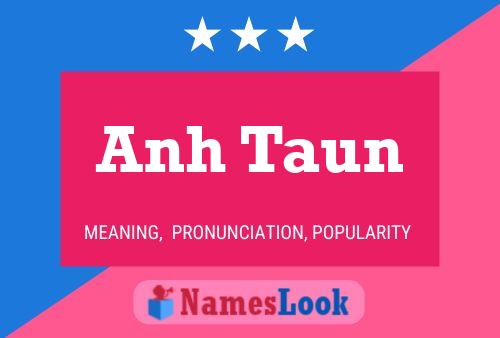 Постер имени Anh Taun