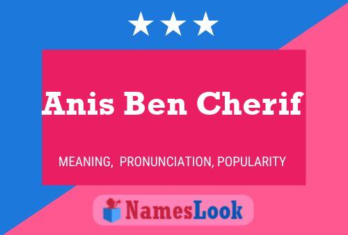 Постер имени Anis Ben Cherif