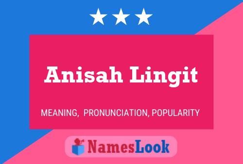 Постер имени Anisah Lingit