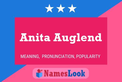 Постер имени Anita Auglend