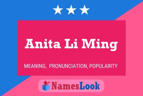 Постер имени Anita Li Ming