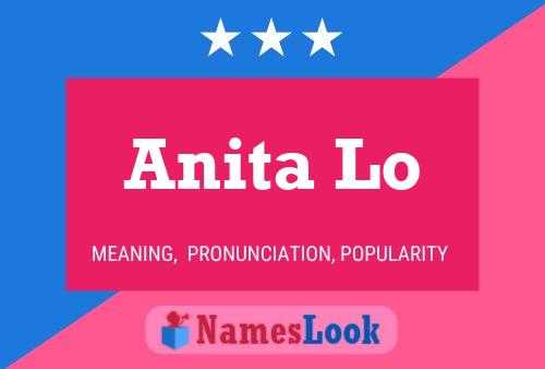 Постер имени Anita Lo