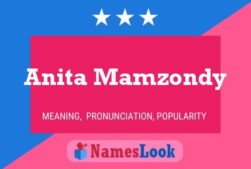 Постер имени Anita Mamzondy