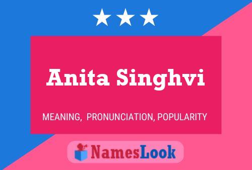 Постер имени Anita Singhvi