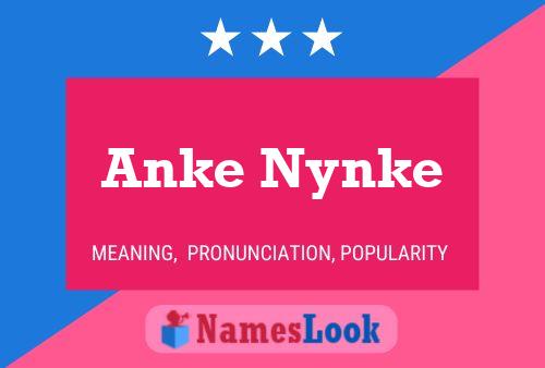 Постер имени Anke Nynke