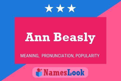 Постер имени Ann Beasly