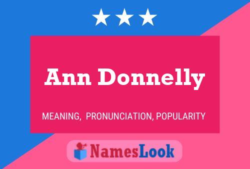 Постер имени Ann Donnelly