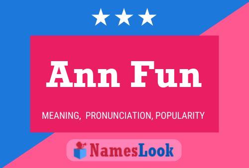 Постер имени Ann Fun