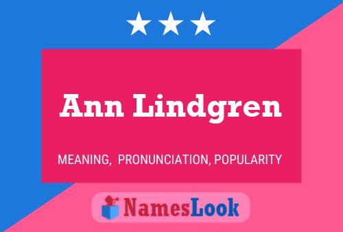 Постер имени Ann Lindgren